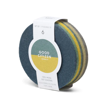 Good Citizen Mod Felt Coasters - Cool