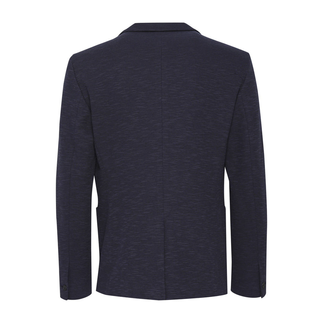 CFBILLE SLUB YARN BLAZER "DARK NAVY"