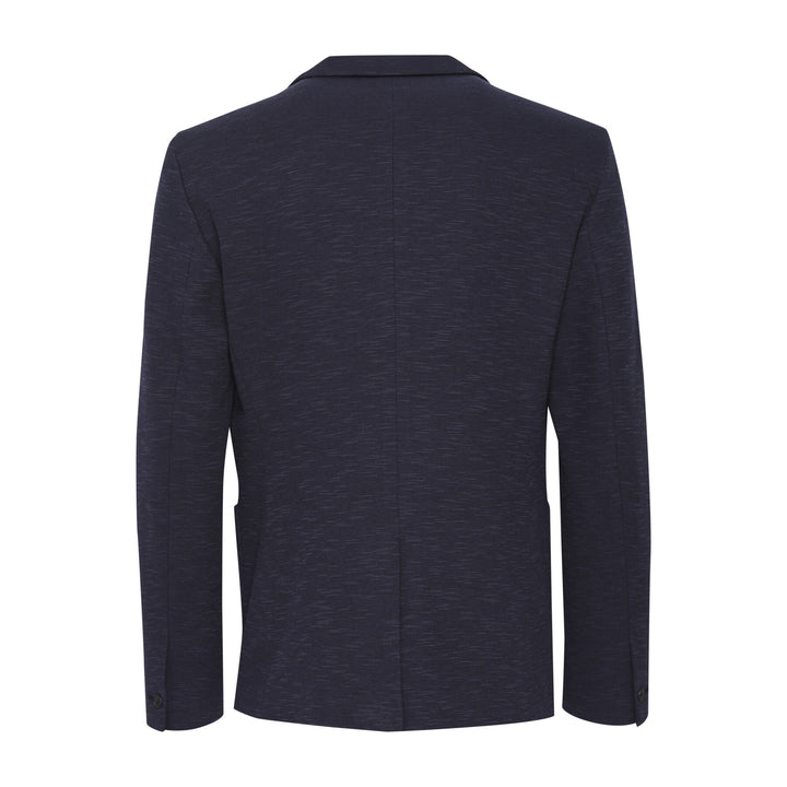 CFBILLE SLUB YARN BLAZER "DARK NAVY"