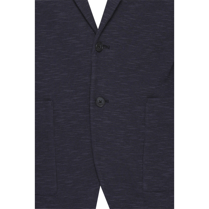 CFBILLE SLUB YARN BLAZER "DARK NAVY"