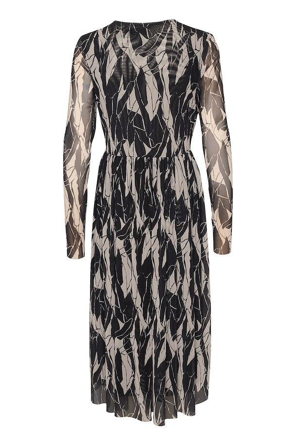 Soaked Luxury Aldora Straight Dress Black and White