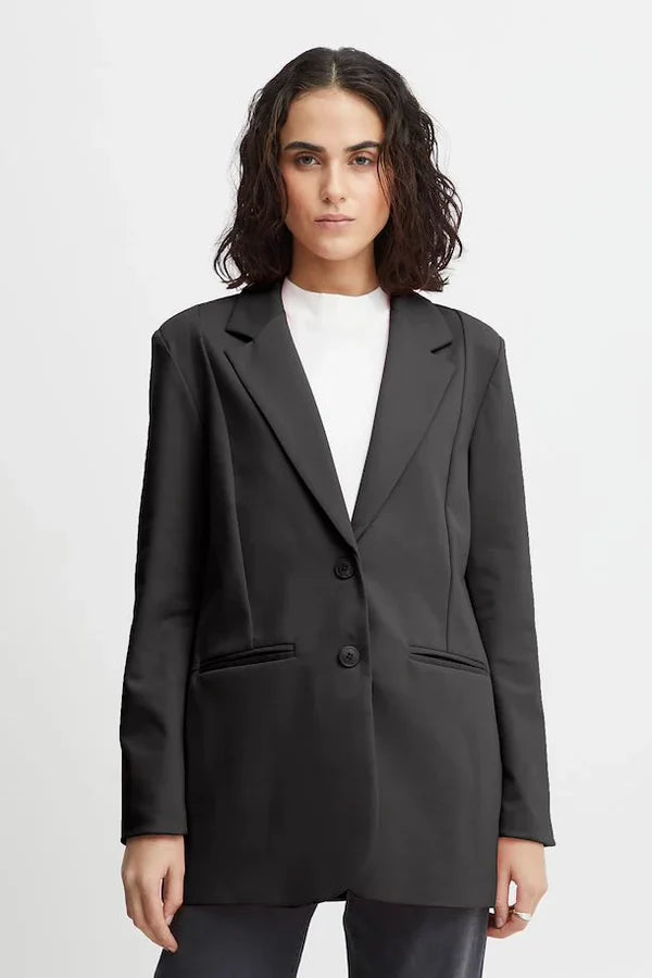 IHKATE SUS OVERSIZE BLAZER "Black"