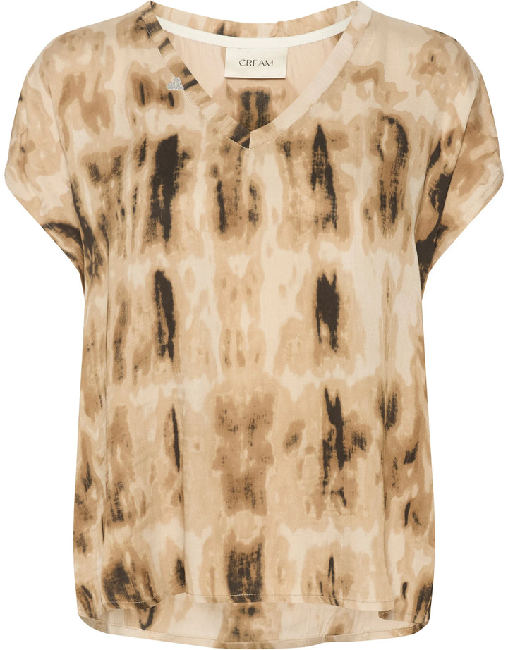 CREAM Simia Blouse - Tannin Tie Dye