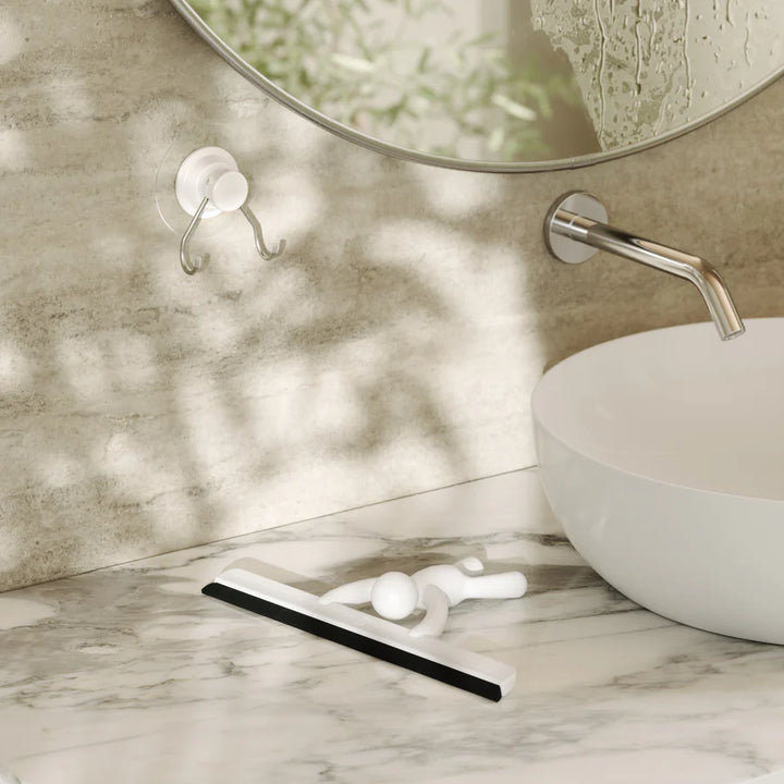 UMBRA BUDDY ADHESIVE SQUEEGEE - WHITE