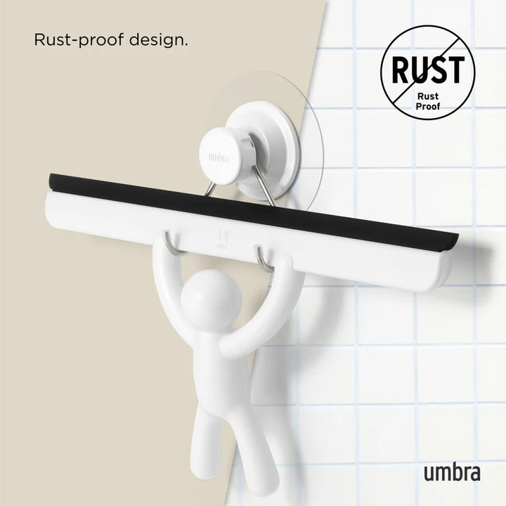 UMBRA BUDDY ADHESIVE SQUEEGEE - WHITE