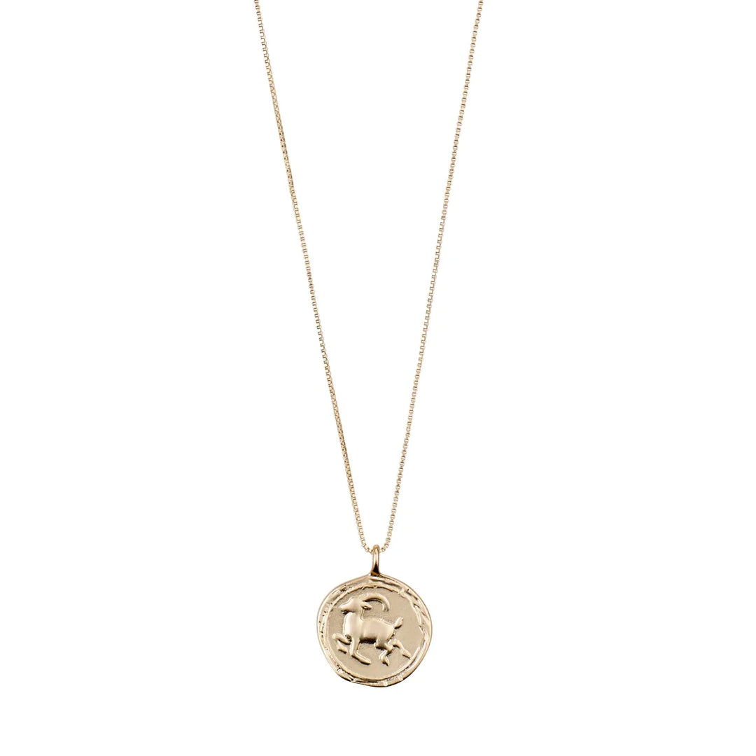 Capricorn Horoscope Necklace "Gold"