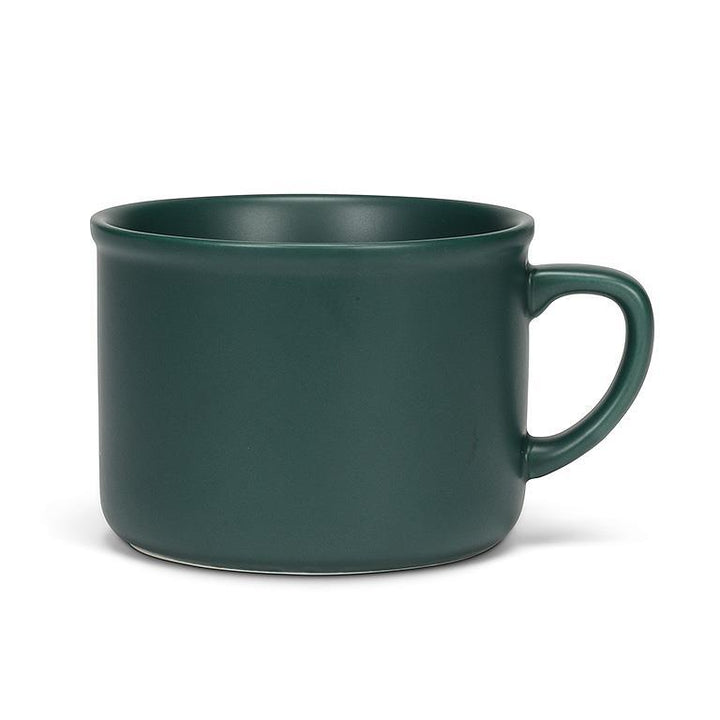 CLASSIC MATTE CAPPUCCINO CUP - DARK GREEN