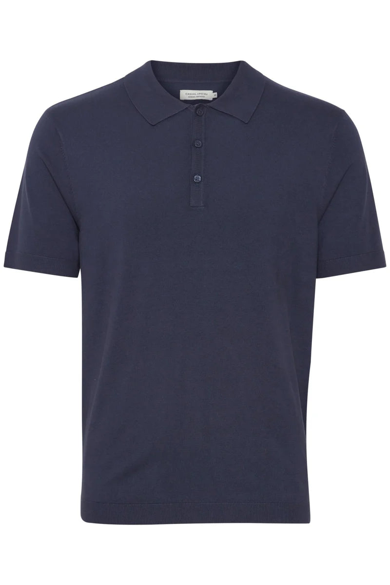 CFKARLO SS POLO KNIT "DARK NAVY"
