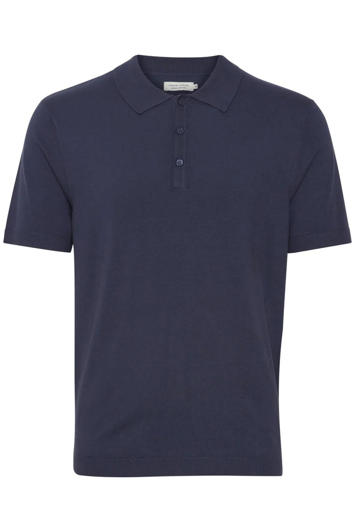 CFKARLO SS POLO KNIT "DARK NAVY"