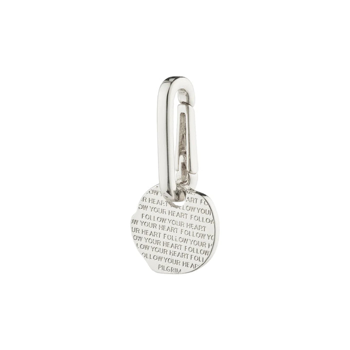 Pilgrim Charm Recycled Coin Pendant "Silver"