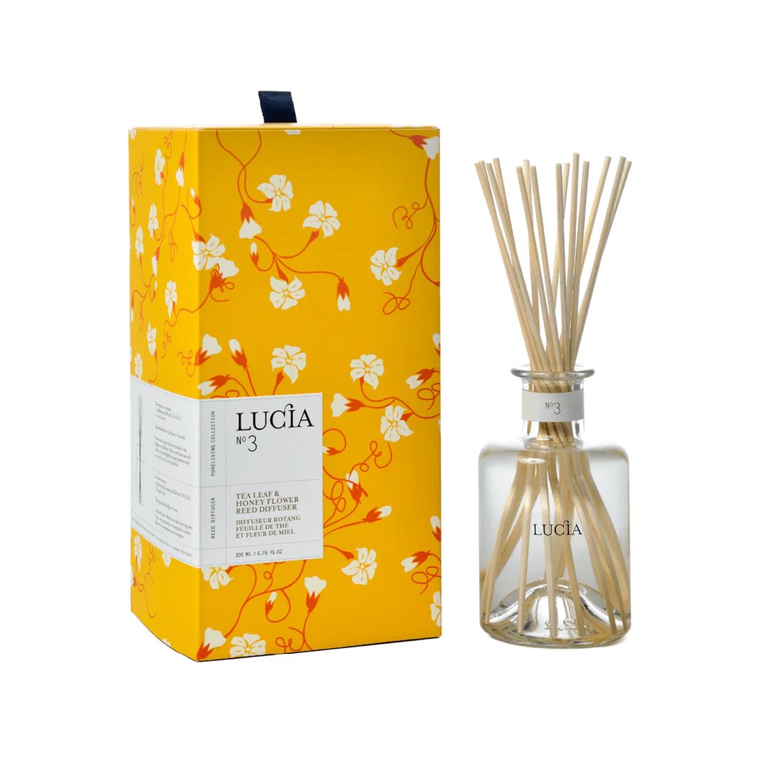 Lucia N°3 Tea Leaf & Honey Flower Reed Diffuser