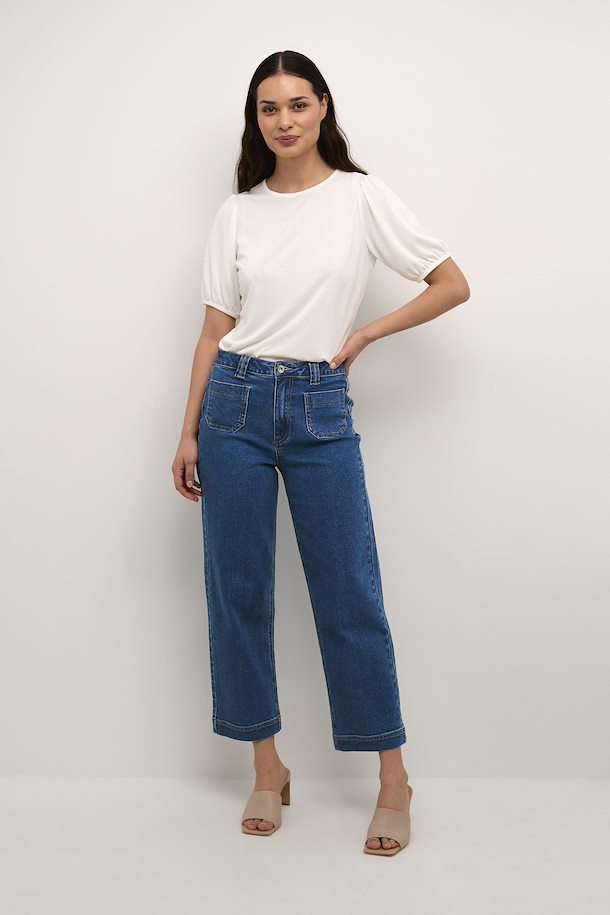 Cream Poppy Jeans