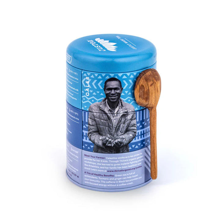 JUSTEA EARL GREY TEA TRIO & SPOON