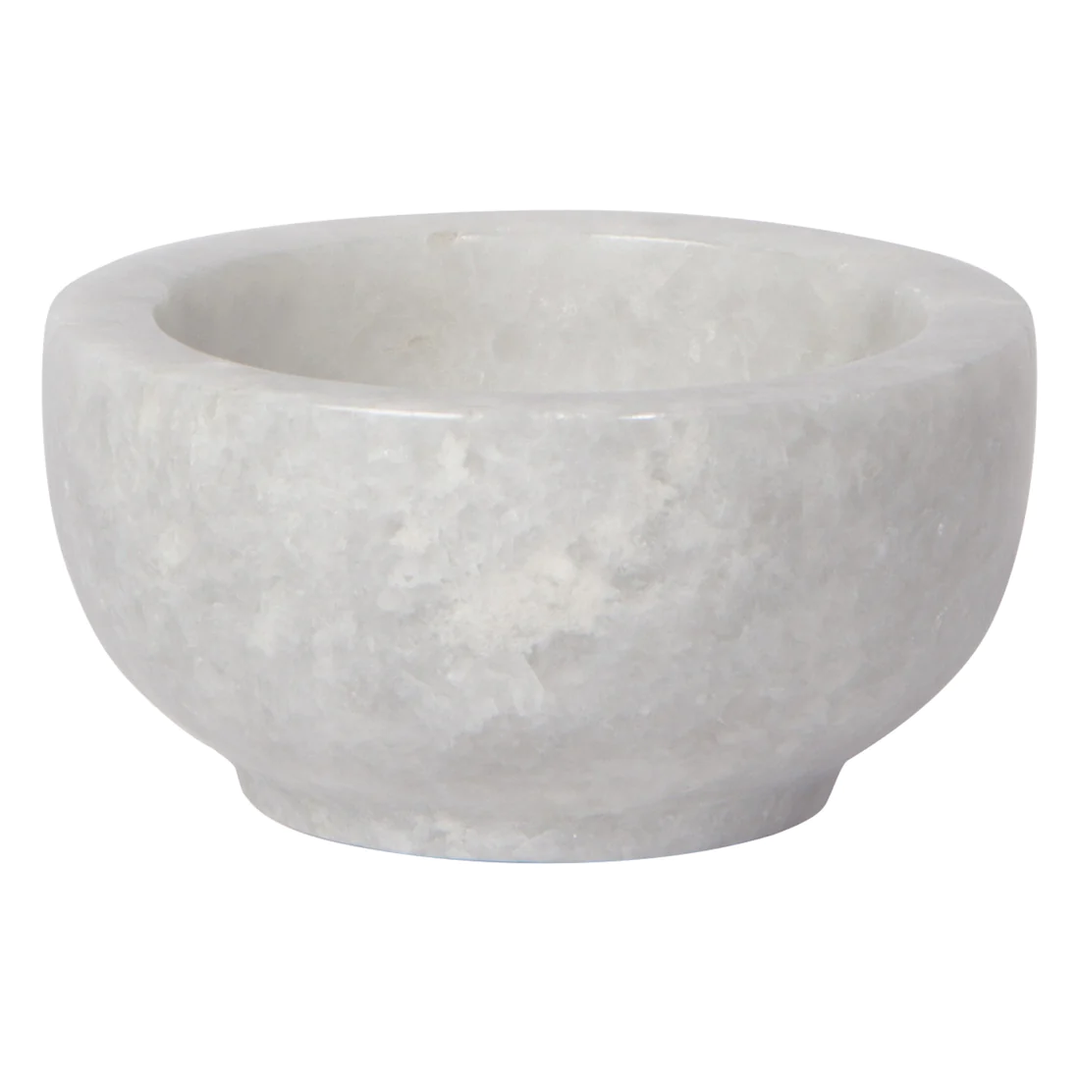 Danica White Marble Bowl