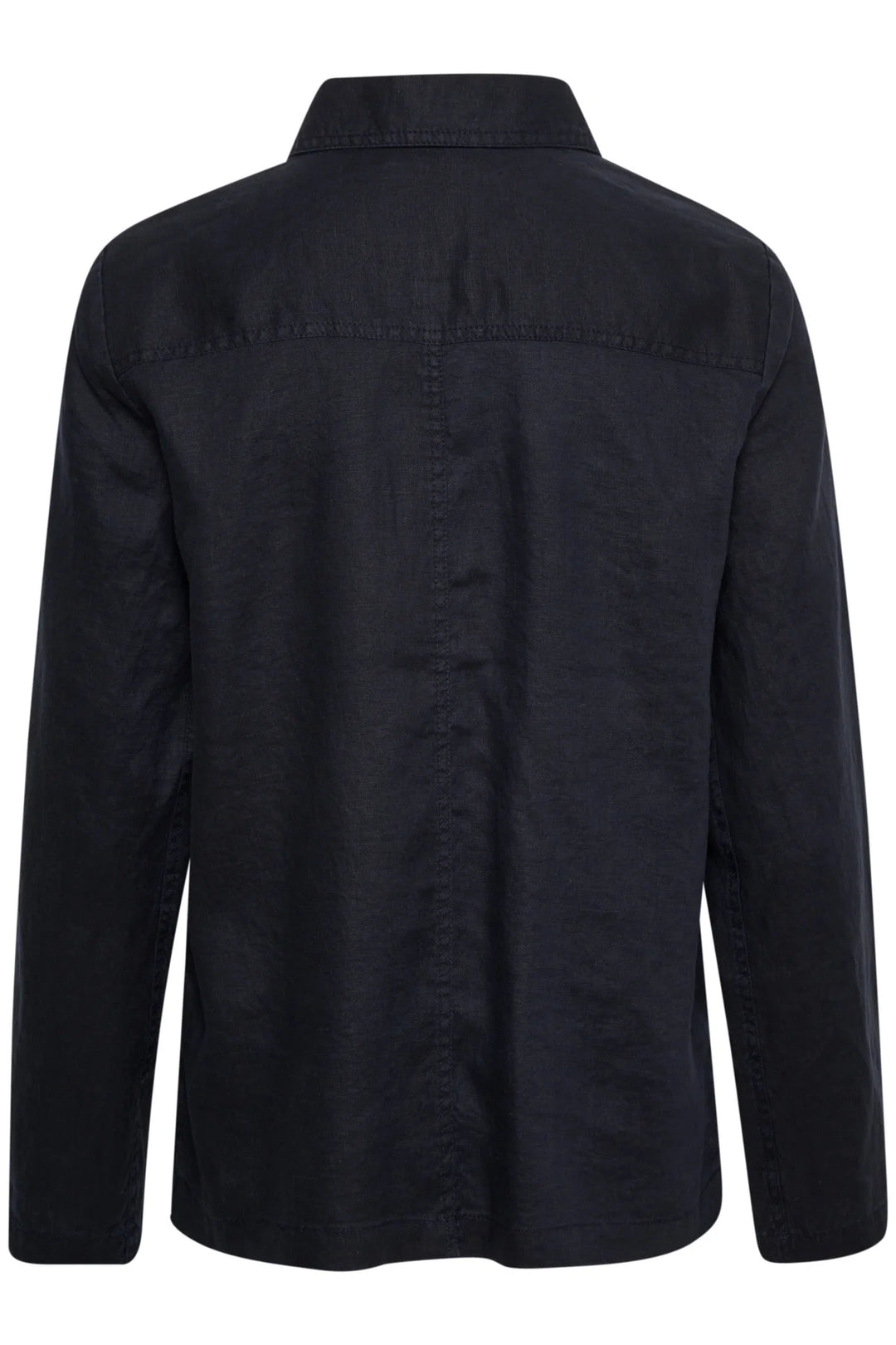 ELNORAPW LINEN BLAZER "Dark Navy"