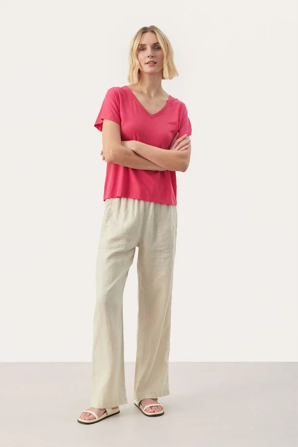 EVENYEPW T-SHIRT "Claret Red"