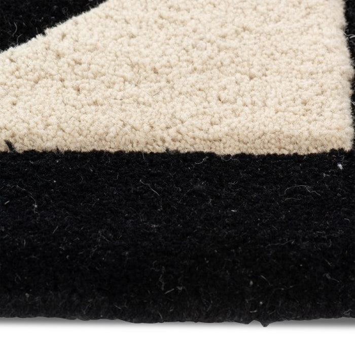 VIANA ABSTRACT HAND TUFFTED WOOL RUG