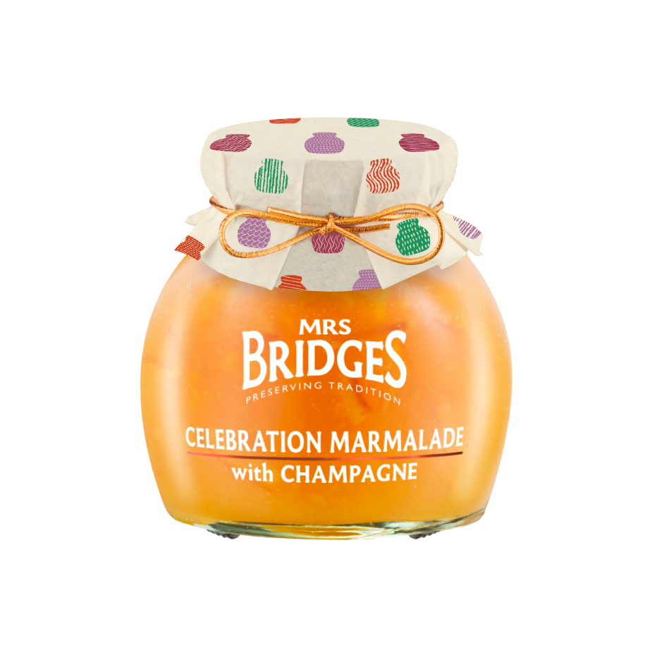 Mrs. Bridges Celebration Marmalade with Champagne