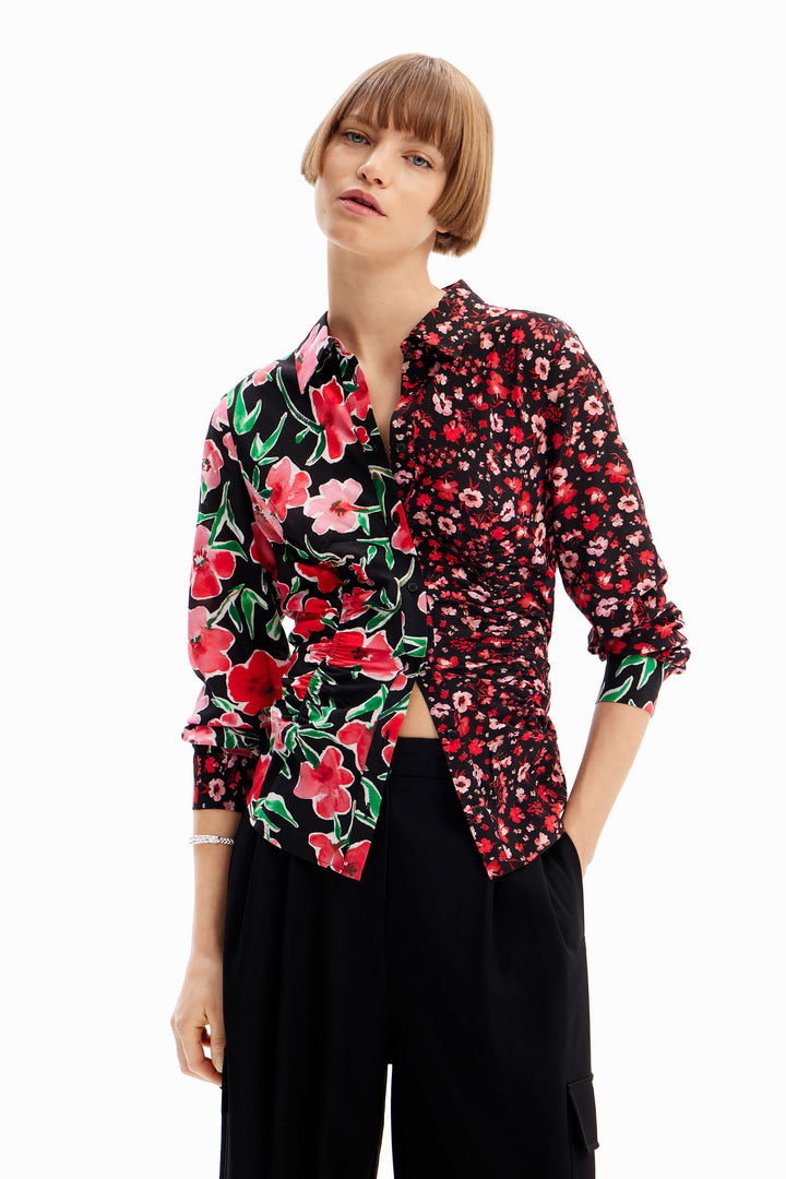 Desigual - Floral Gathered Shirt