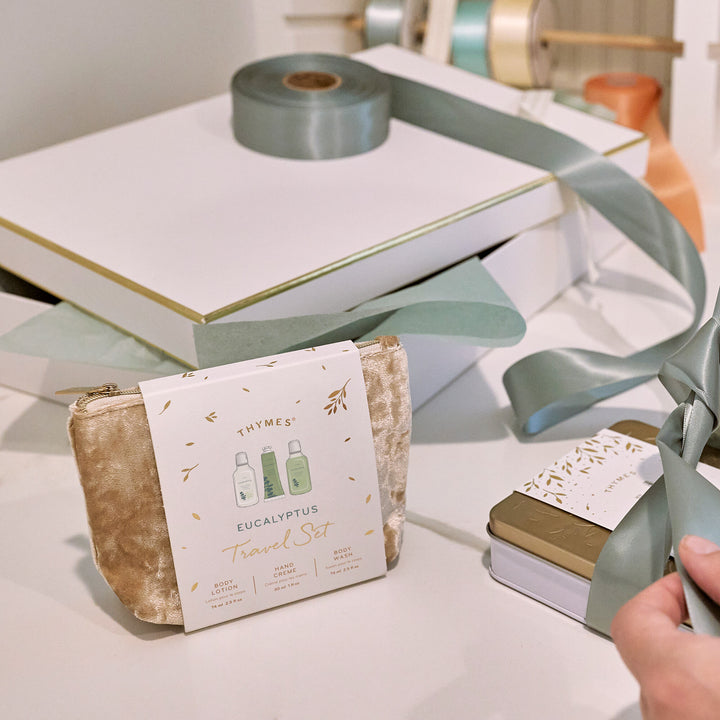 Thymes Eucalyptus Travel Set With Beauty Bag