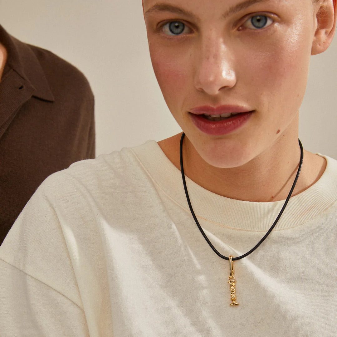 Pilgrim Charm Recycled Pendant I "Gold"