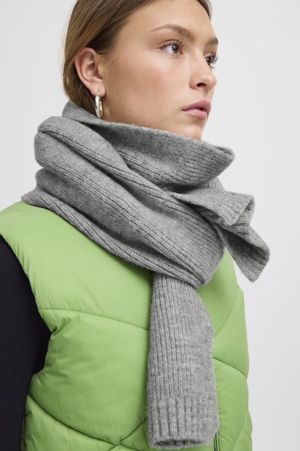 IAIVO SCARF "LIGHT GREY MELANGE"