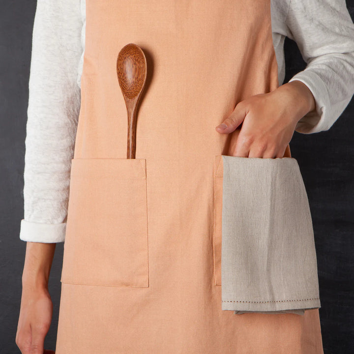DANICA STONEWASH APRON NECTAR