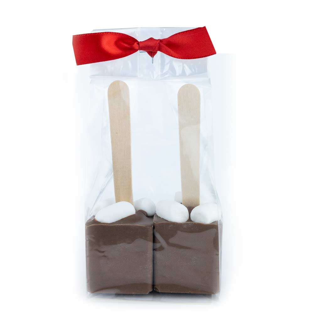 DARK HOT CHOCOLATE STICKS - SET OF 2