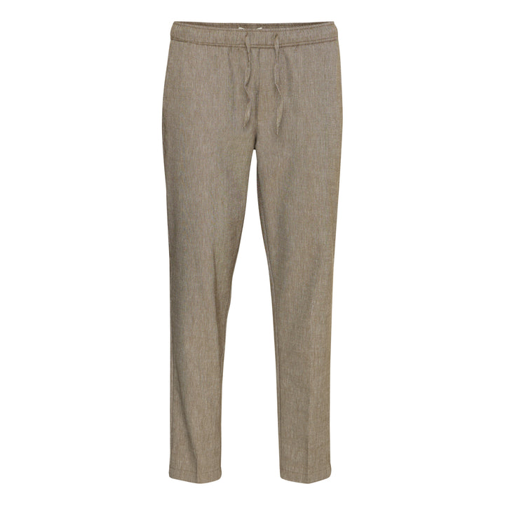 CFPILOU DRAWSTRING LINEN MIX PANTS "KANGAROO"