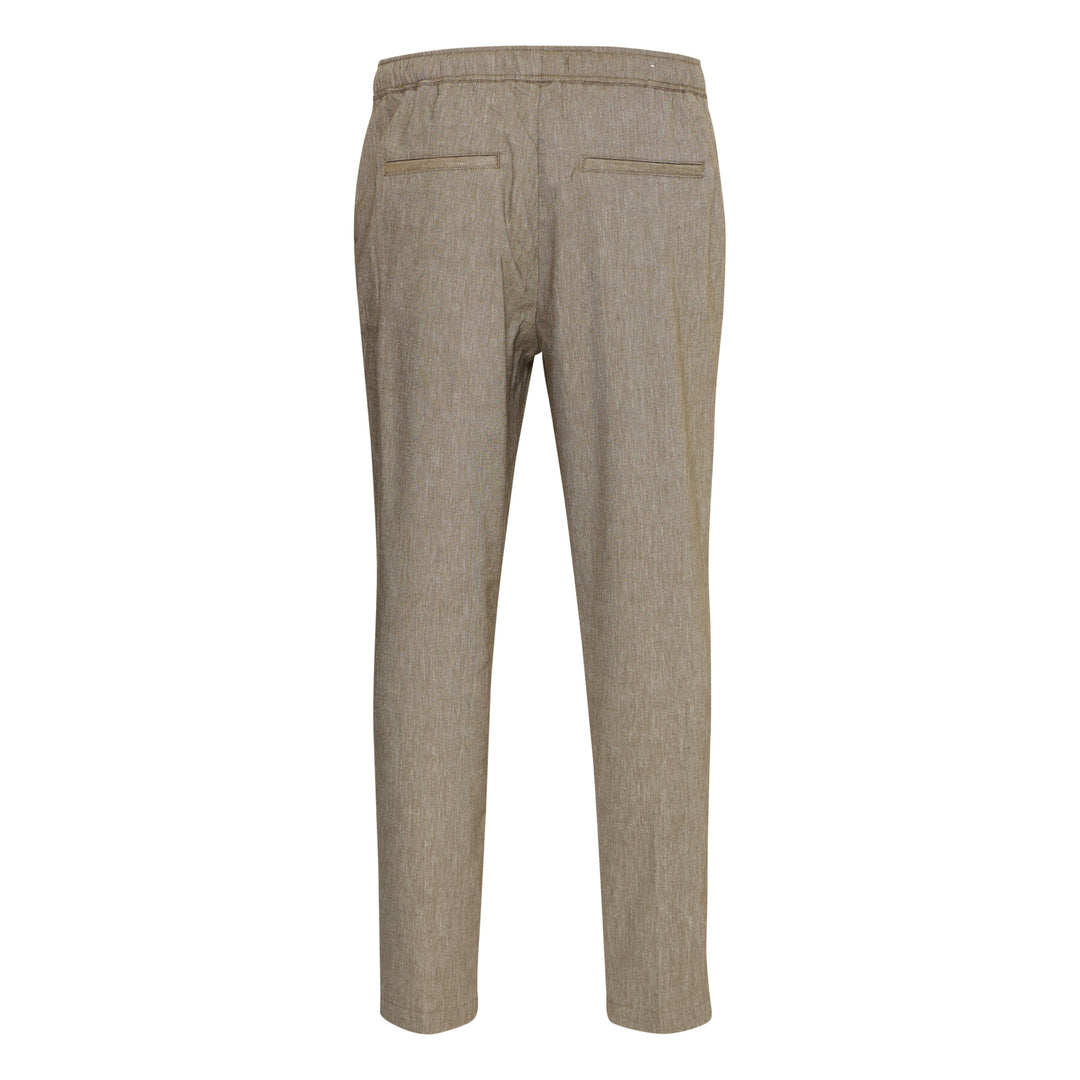 CFPILOU DRAWSTRING LINEN MIX PANTS "KANGAROO"