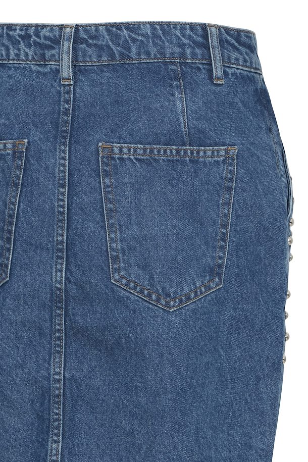 B.YOUNG KAPUCA SKIRT - MID BLUE DENIM