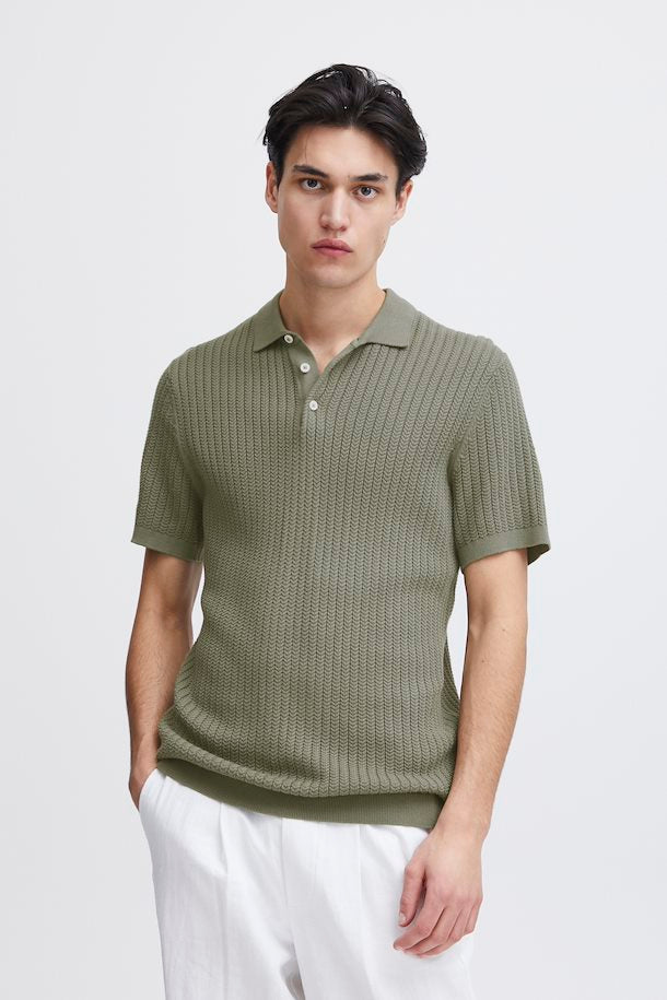 CFKARL STRUCTURED KNIT POLO