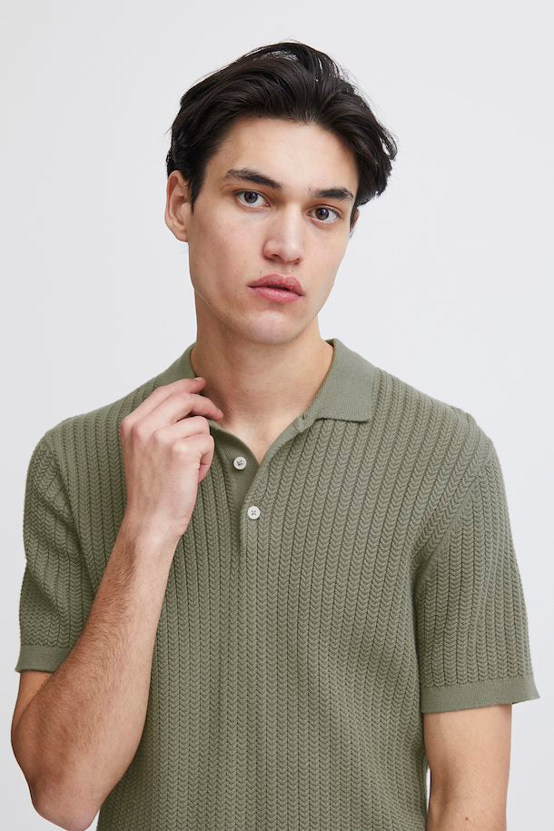 CFKARL STRUCTURED KNIT POLO