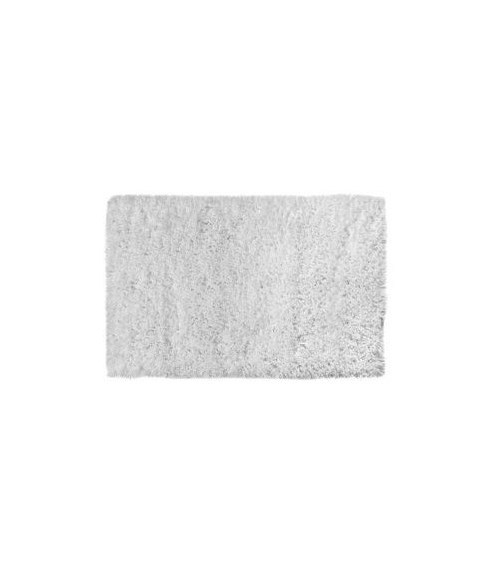 SHAGGY BATH MAT WHITE