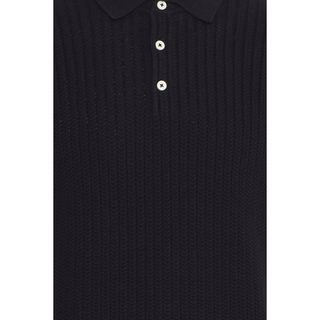 CFKARL STRUCTURED KNIT POLO "DARK NAVY"