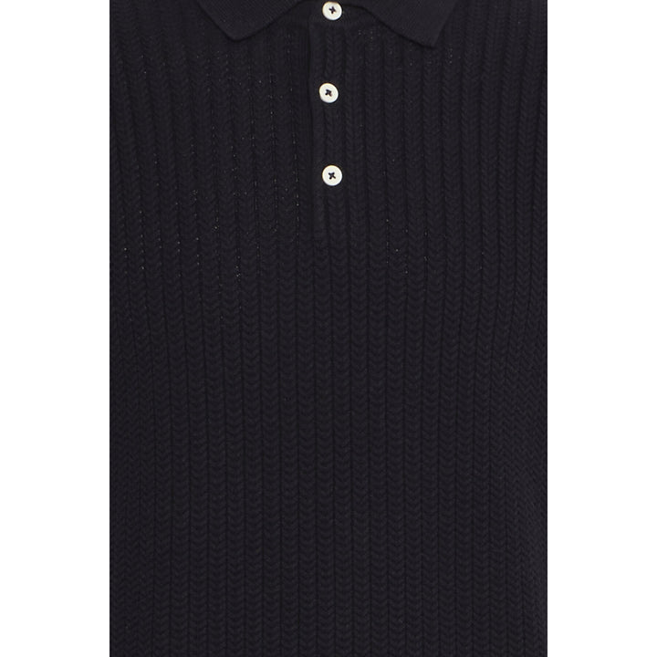 CFKARL STRUCTURED KNIT POLO "DARK NAVY"