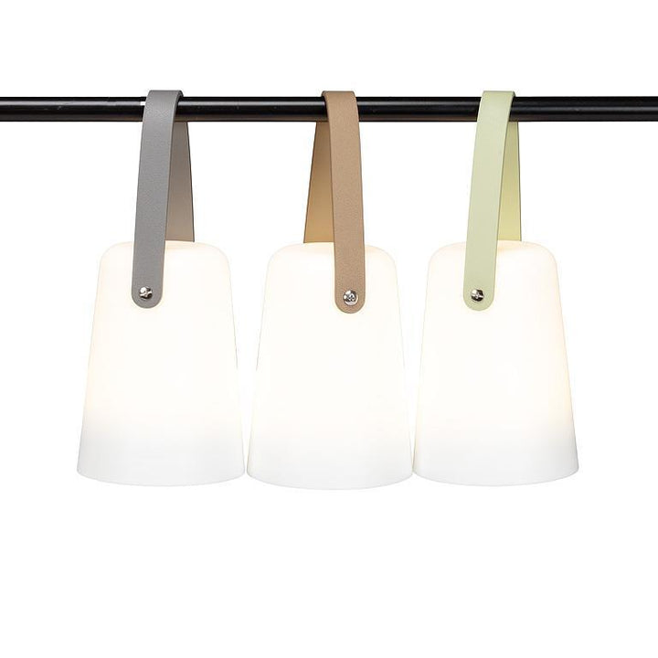 SMALL CONE SHAPED LED LANTERN - 3 ASSORTED 5.5''H-7''H