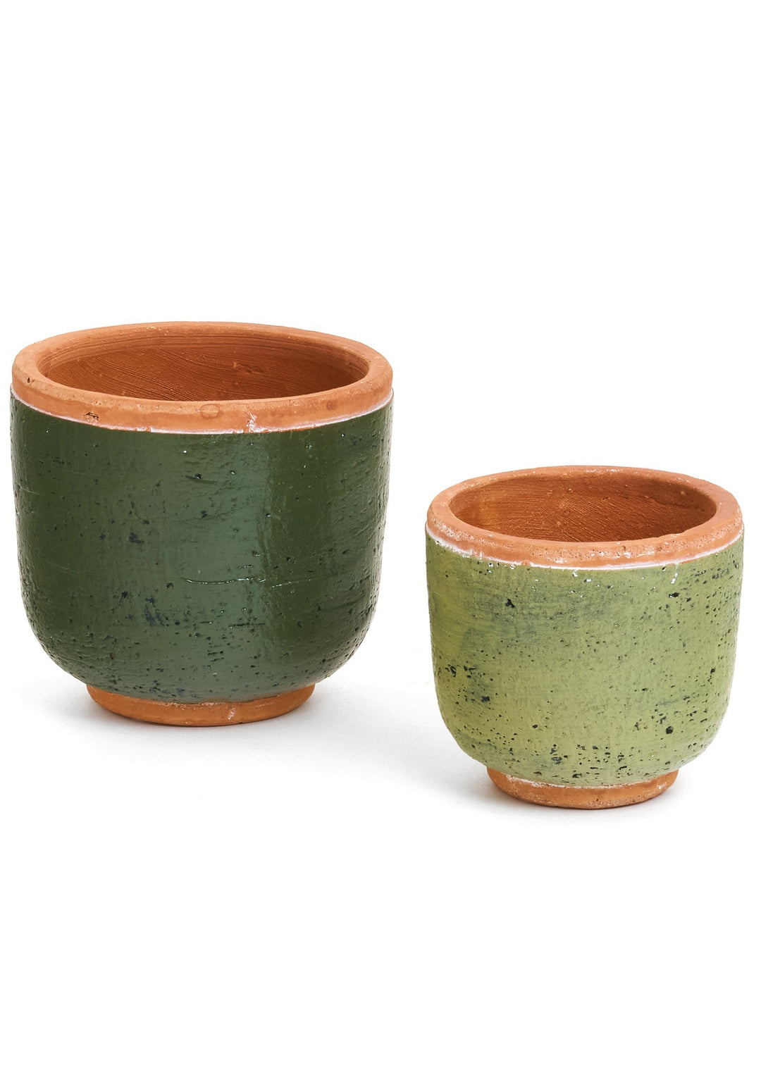 LIGHT GREEN TERRACOTTA PLANTER 4X4