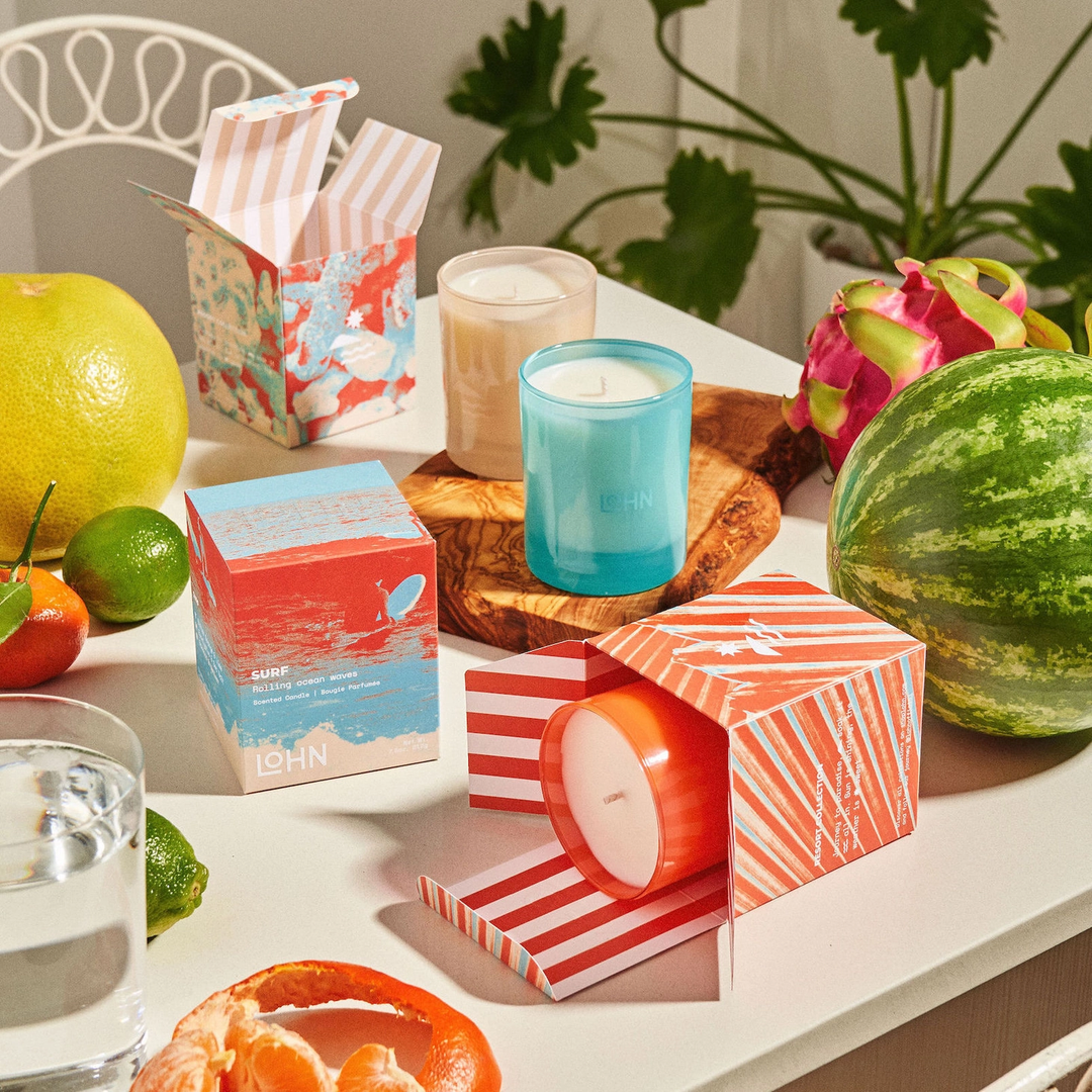 SURF CANDLE "LIME & SEA SALT"