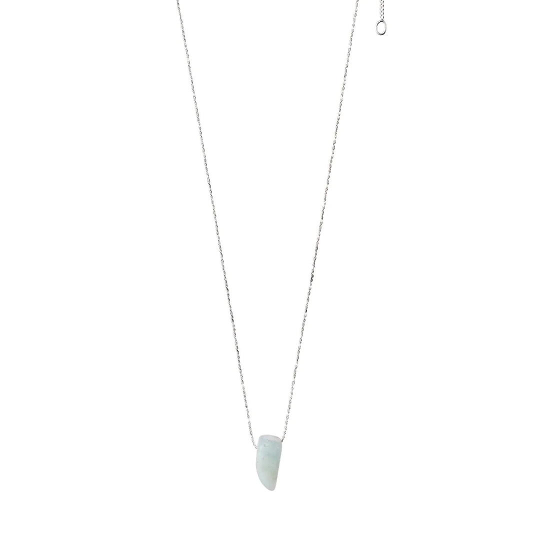 PILGRIM THROAT CHAKRA NECKLACE SILVER PLATED