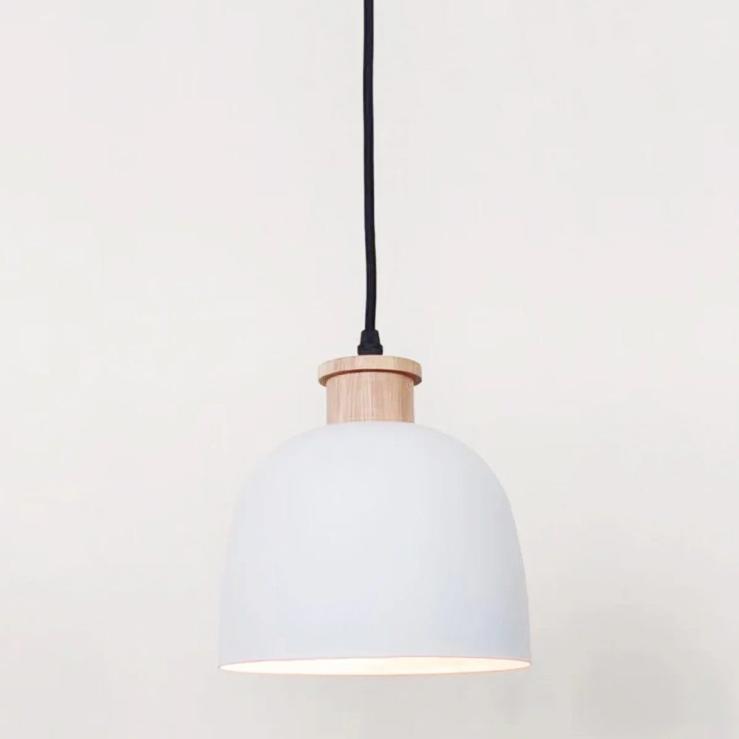 LUNA PENDANT LIGHT - WHITE 18X18X23CM