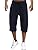 LINEN PANT WAISTBAND ELASTIC NAVY MIX