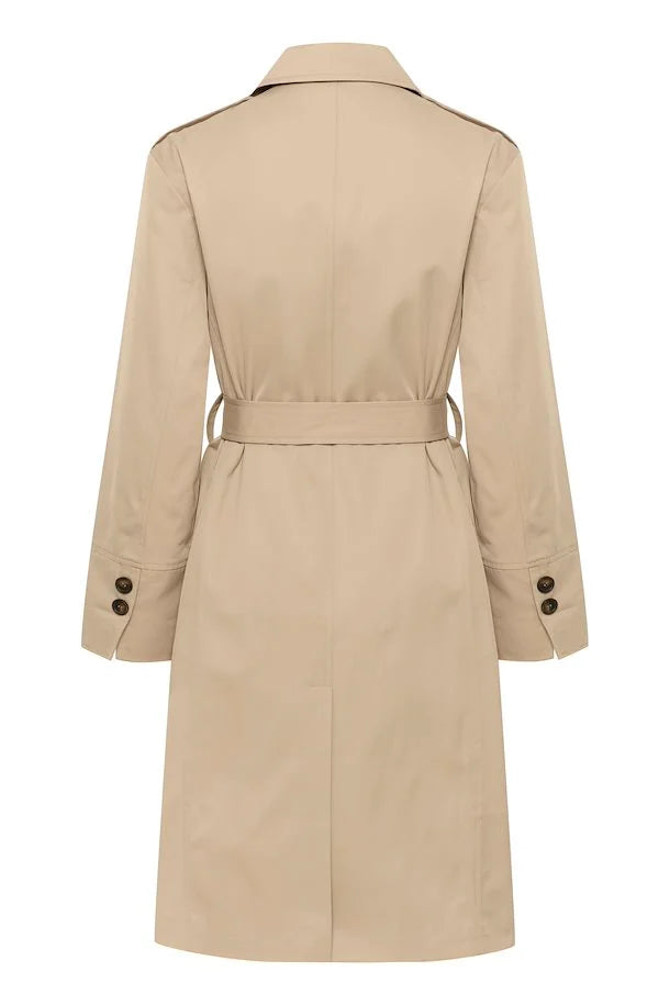 CRNOVINNA TRENCH COAT "Silver Mink"