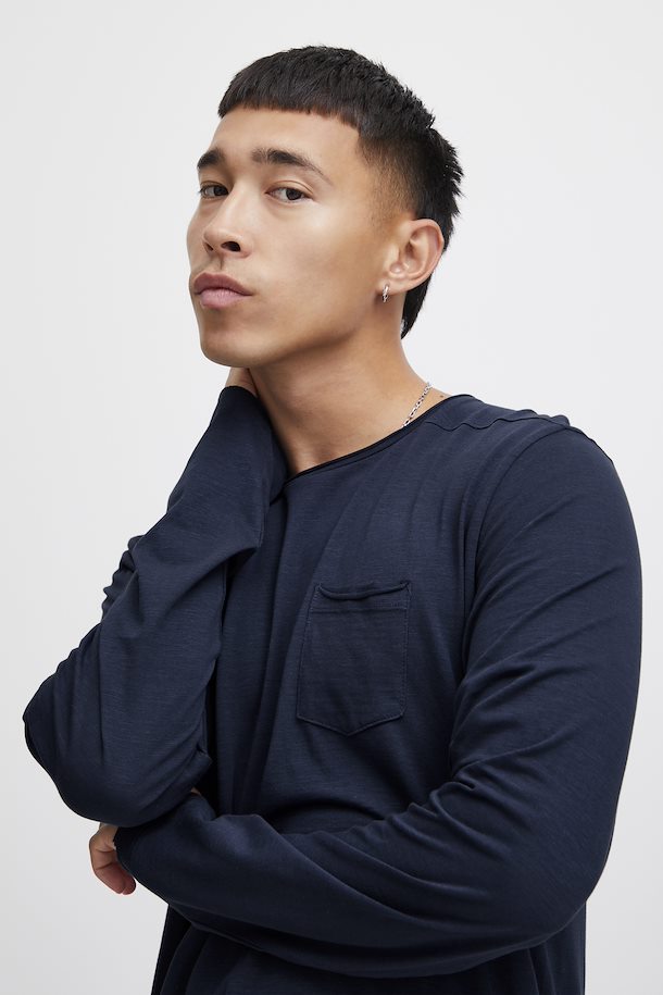 Blend Nicolai Long Sleeved Shirt Navy