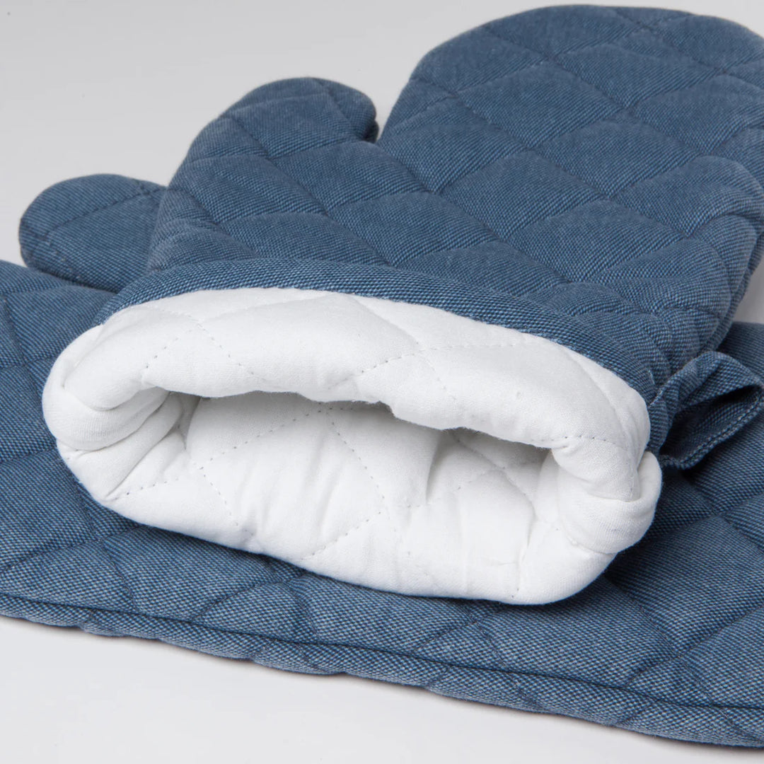 DANICA STONEWASH OVEN MITT MIDNIGHT BLUE