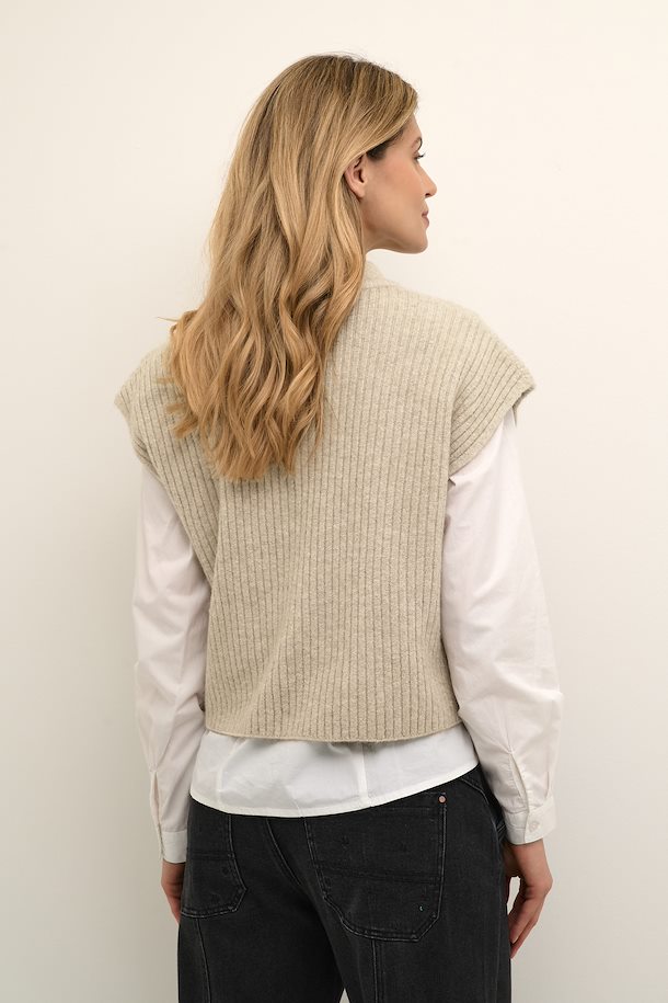 Cream Milja Knit Waistcoat