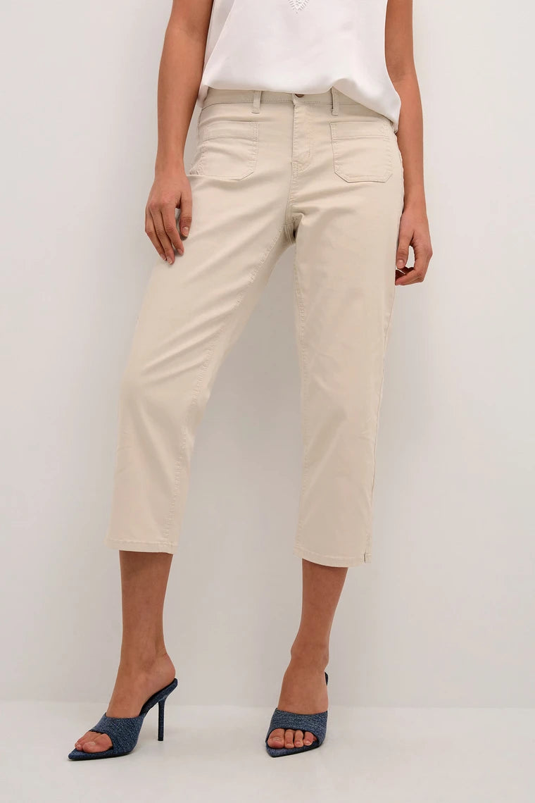 CRAnn 3/4 TWILL COCO FIT TROUSERS