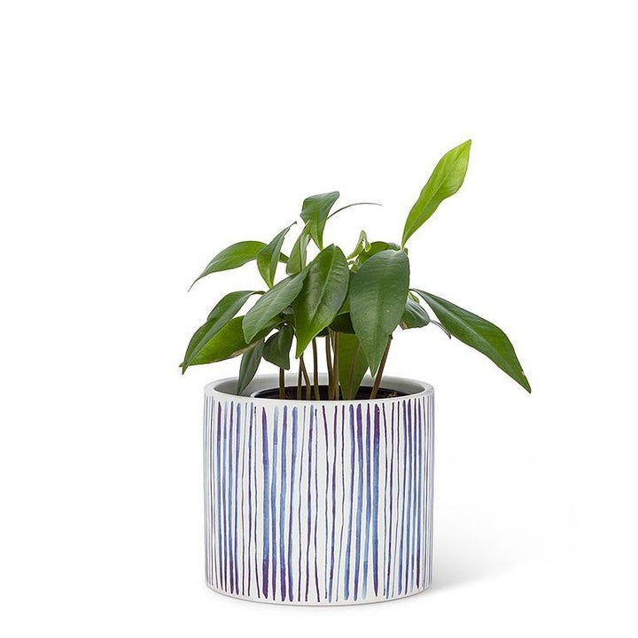 SMALL SHIBORI TIE DYE PLANTER