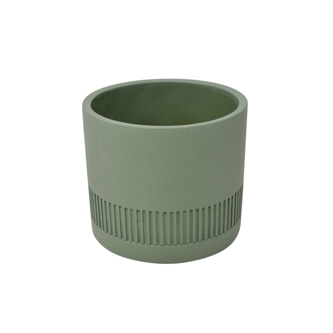 GREEN PLANTER 13.5X13.5X11.5CM