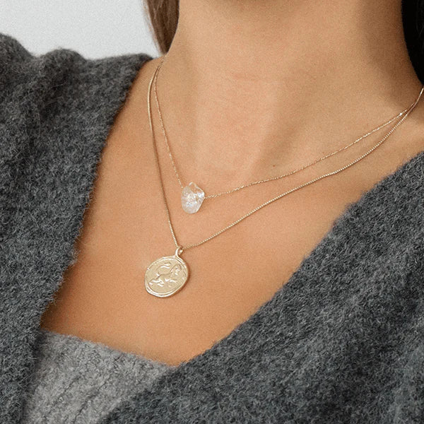 Crown Chakra Quartz Crystal Necklace